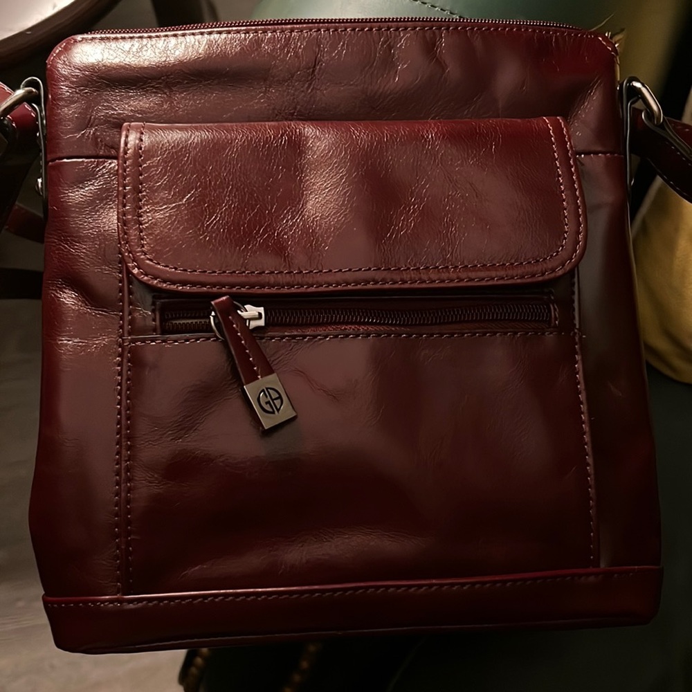 Giani Bernini bag from Macy’s. NWOT in great condition. Very cool color